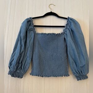 Denim Blouse